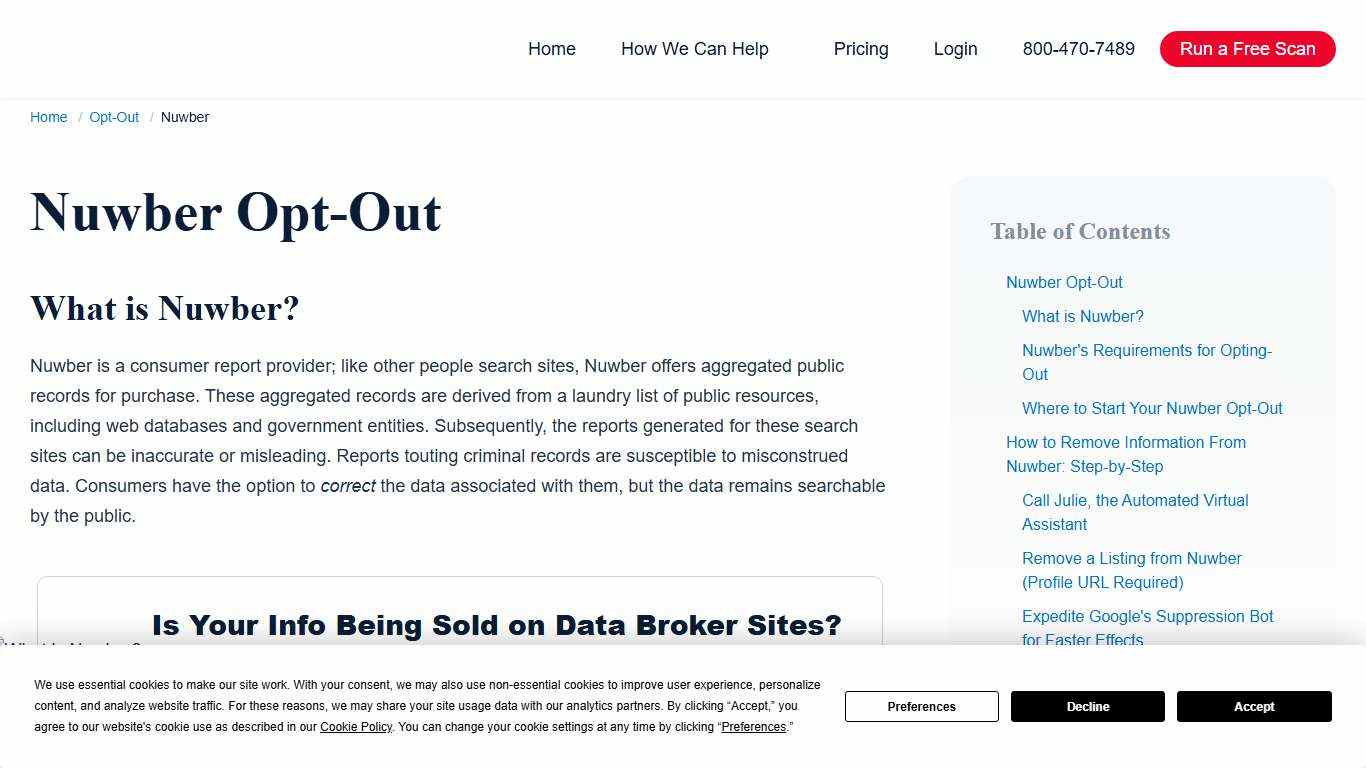 Safeguard your privacy: Opt out of Nuwber & remove personal info